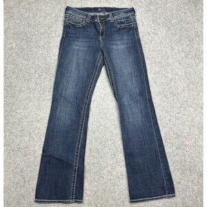 Kut from the Kloth Natalie Bootcut Jeans Womens 10 Flap Pockets Western Boho